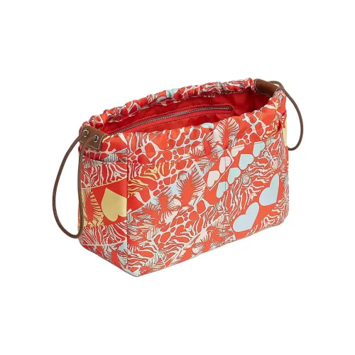 HERMES Fourbi Шелк Клатч Женские Оранжевый Красный Японский Синий Желтый