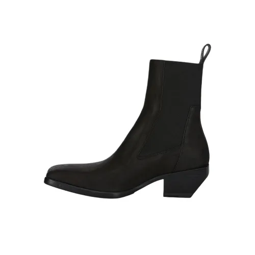 RICK OWENS совместный бренд RO Concordians Короткий Челси 5 см Женский Черный