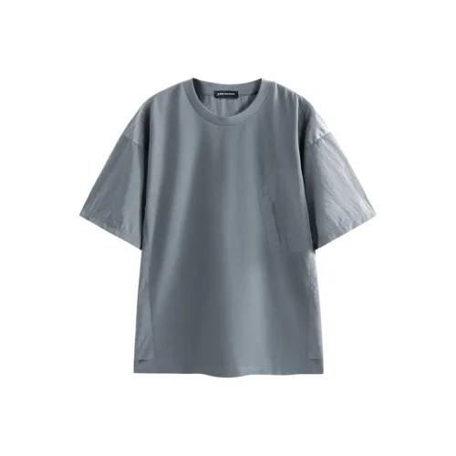 PEACEBIRD MEN Карман Свободный крой Короткий рукав Т-рубашка Мужская