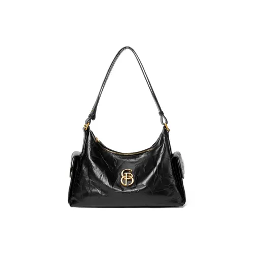 PIERRE CARDIN Сумка через плечо из крупнозернистой текстуры коровьей кожи стандартная женская черная серая кофейная