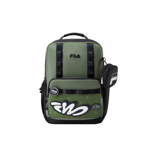 FILA Нейлон Студенческая Сумка Детская Перидот Зеленый