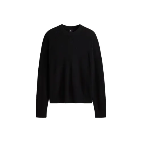 H&M Черные Мужские Свитера