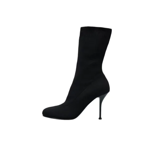 Alexander McQueen Ботильоны 9,5 см Женские Черные