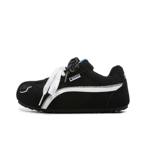 Lovely You Износостойкий и Легкий Низкий Топ Скейтборд Кроссовки Женские Черные