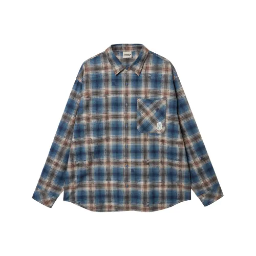 JACK&JONES F39 Индиго Мужская Рубашка