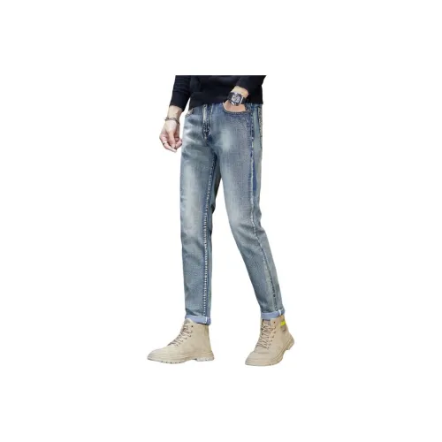 YUQIAN 2017 2 Мужские Джинсы