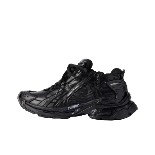 Under Armour x Balenciaga Runner Low Топ Casual Женский Черный