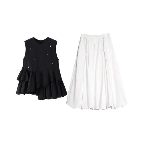 MARIE·COCO Топ+Юбка Женские Комплекты Юбка