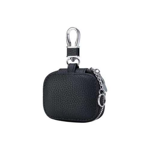 QIAJIAN Чехол для наушников из натуральной коровьей кожи мини унисекс разноцветный