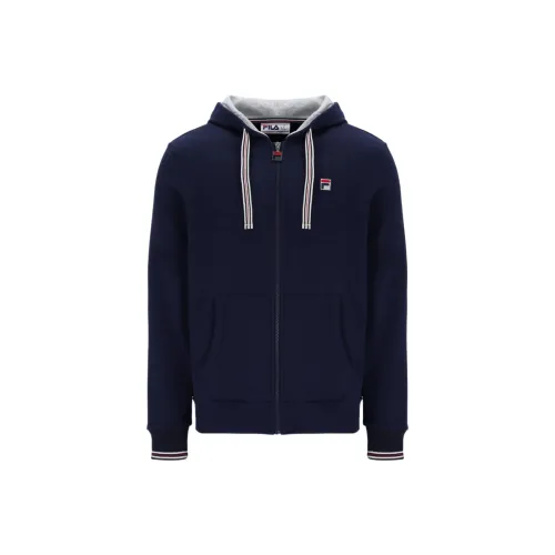 FILA Tenconi ZIP UP Толстовка Свитшот Мужской Синий