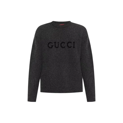 GUCCI Серый Черный Мужские Свитера