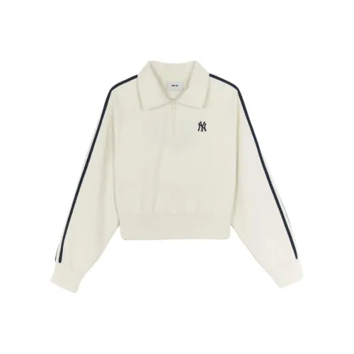 Mlb Base Logo Крем Женские Толстовки