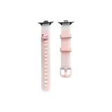 Двухтонный ремень - прозрачный розовый котенок