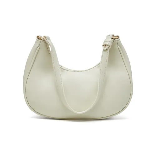 JOSINY ПУ (полиуретан) Портативный Подмышечный Сумка на плечо Стандартный Женский Желтый Экрю