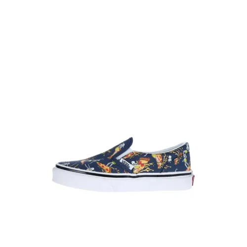 Vans Classic Slip On Детские Скейтбординги Синий Детский