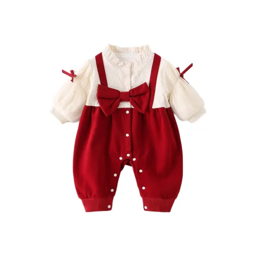 XiaoJinBu Красный Детский Комбинезоны / Ползунки