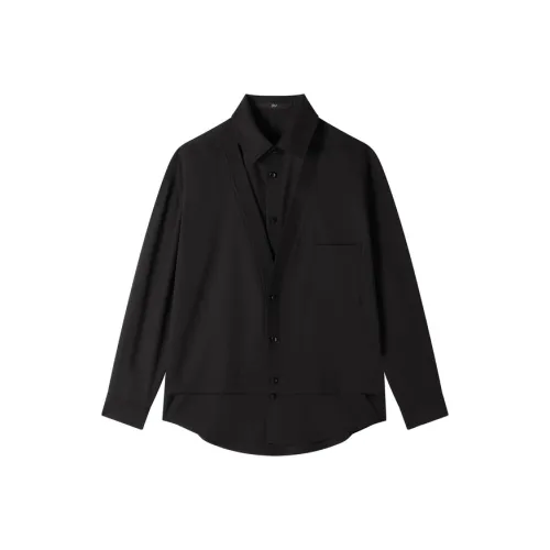 HERBEL Мужские Черные Рубашки