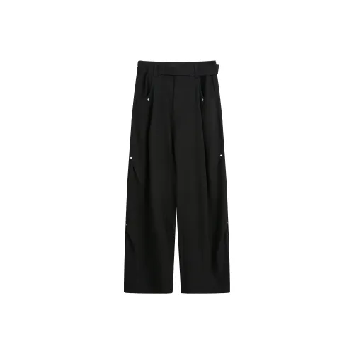 HYLHYL Черные Унисекс Повседневные Штаны