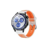 Sunset Orange-Gel Silicone Strap  
Закат Оранжевый-Желе Силиконовый Ремешок