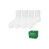 4 Pack Crew Socks White [Всесезонный Стандартное Издание]