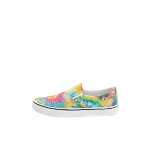 Vans CLASSIC Slip-On Детские Скейтбординги Радужный Tie Dye Детский