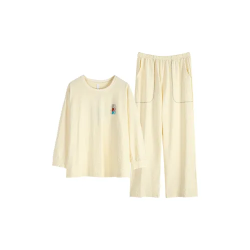 Xuan Liang 64063 Сыр Желтый Женские Пижамные Комплекты
