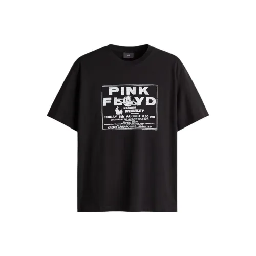 H&M Черные Мужские T-рубашки