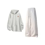 Светлый Фотиния Серый Топ + Светлый Фотиния Серый Штаны