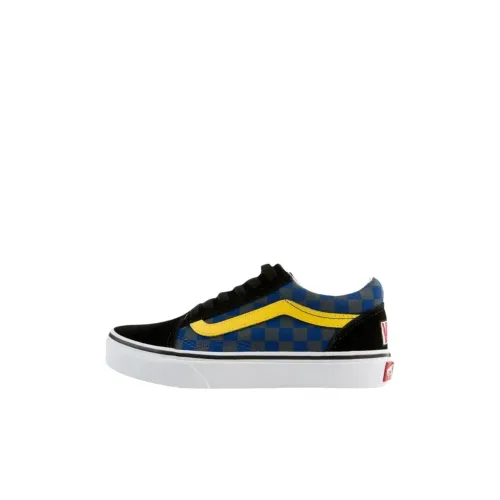 Vans Old Skool Детские Скейтбординги Черный Синий Малыш