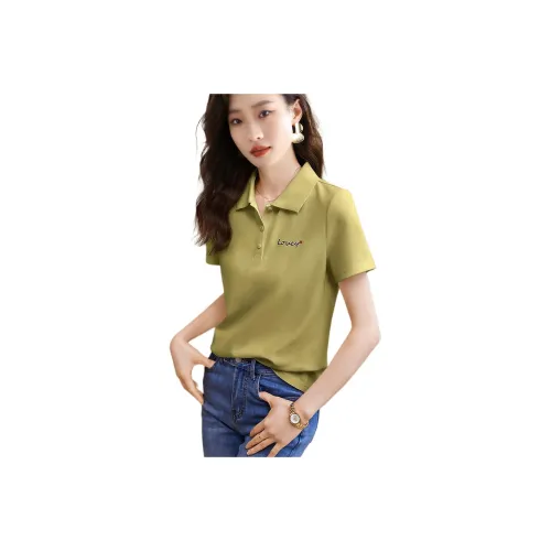 MOHANYIMEI Зеленые Женские T-рубашки