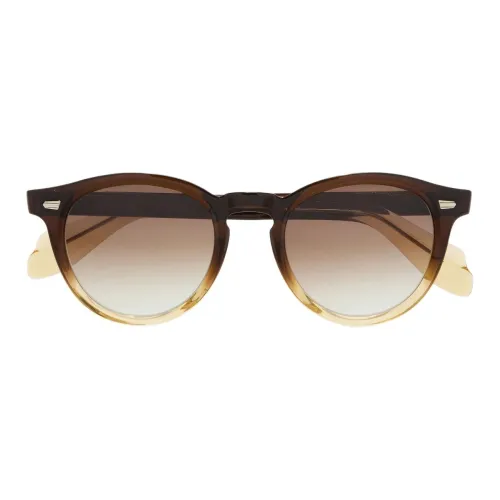 Cutler and Gross Круглые Солнцезащитные очки Унисекс Honeys Треснувший и Выцветший