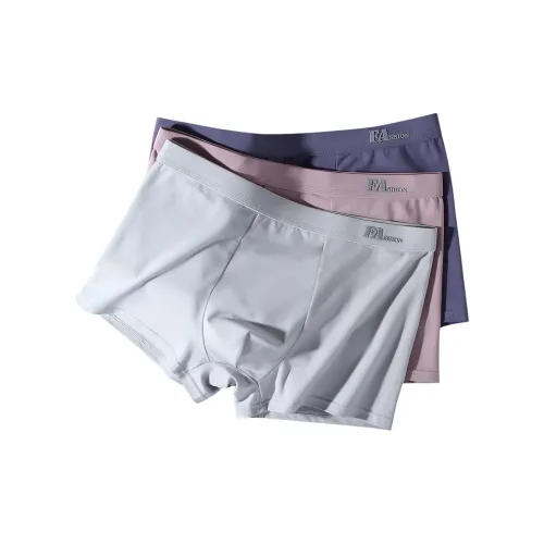 MENGZHAN Мужские боксеры Спортивные для мужчин Дышащие MID Шов Удобные Молодежные Однотонные Кромка пояса Мужские