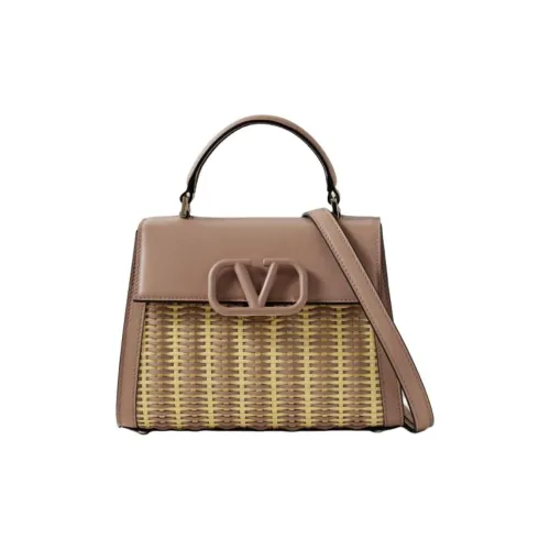 Valentino VSLING Кожа Сумка Женская Естественный Розовый Корица