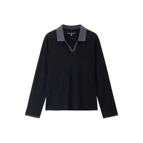 Giordano 09 Signature Black Women's Polo