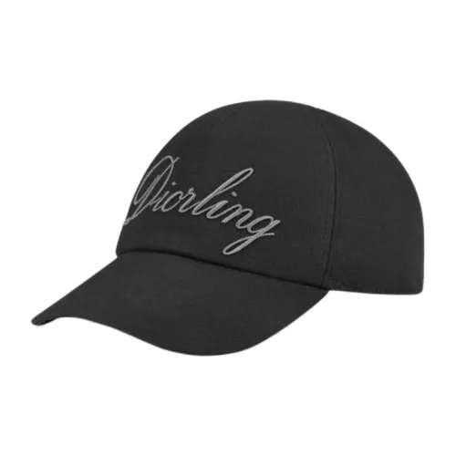 DIOR Хлопок Кепки Унисекс Черный