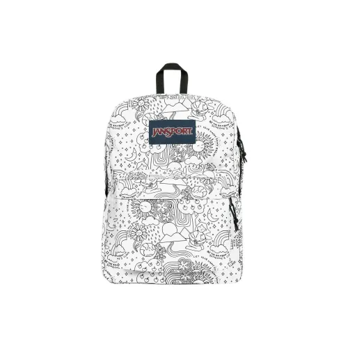 JanSport Полиэстер Рюкзак Унисекс Белый