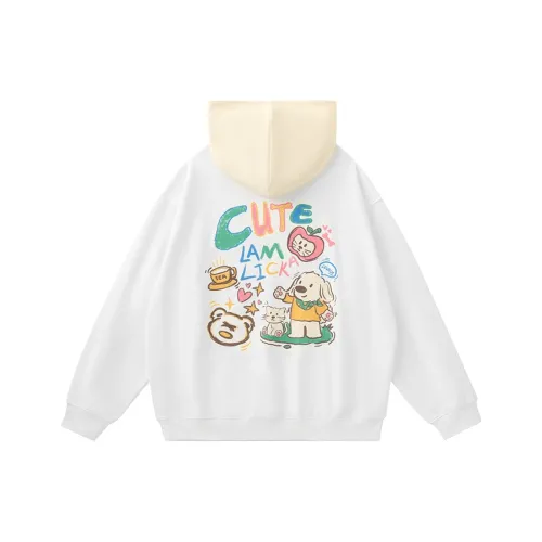 LAMLICKA Белый Унисекс Свитшоты