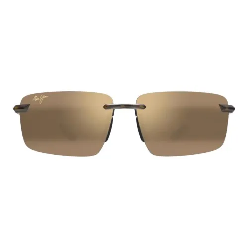 Maui Jim Ацетат Прямоугольные Солнцезащитные Очки Мужские Черные