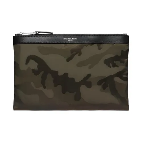 MICHAEL KORS Нейлон Клатч Запястье Сумка Клатч Мужской Армейский зеленый