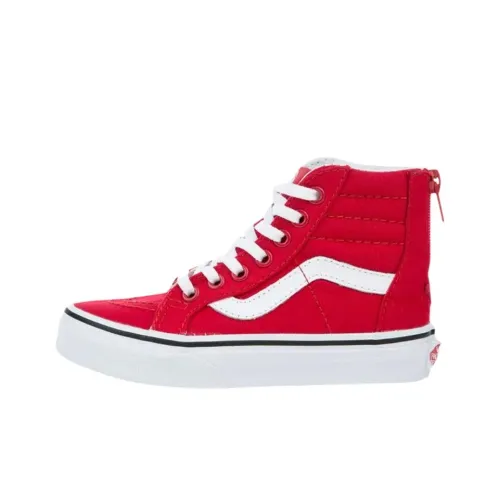 VANS SK8 HI Высокий Топ Детские Скейтбординги Красный Детский