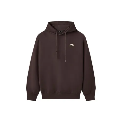 Skechers Темный Карамельный Коричневый 05U5 Унисекс Свитшоты