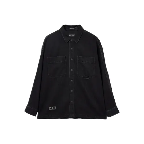 JACK&JONES A15 Черный деним Мужская рубашка