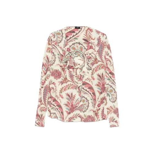 ETRO Розовые Женские Рубашки