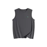 [Быстросохнущая Солнцезащитная Майка] Темно-серый (Логотип Ta Jiyan Кемпинг на груди)