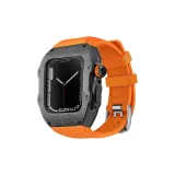 Рамка из углеродного волокна, оранжевый ремешок