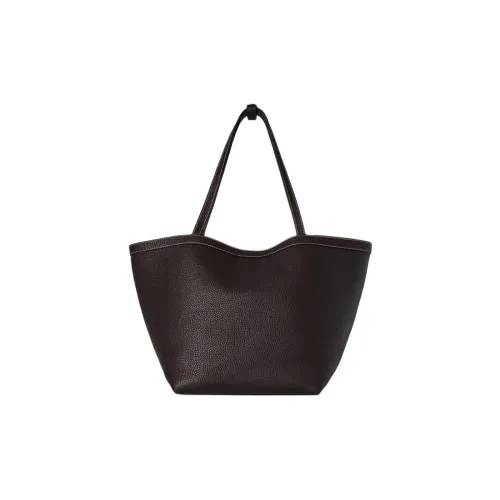 THE ROW Park Tote Телячья кожа Тоут Сумка Сумка для покупок Сумка Сумка через плечо Женская Темно-коричневая