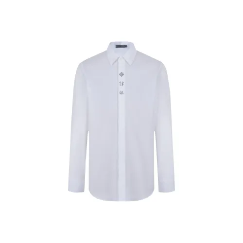 C'N'C Smudge Distortion Series Длинный рукав Мужская рубашка