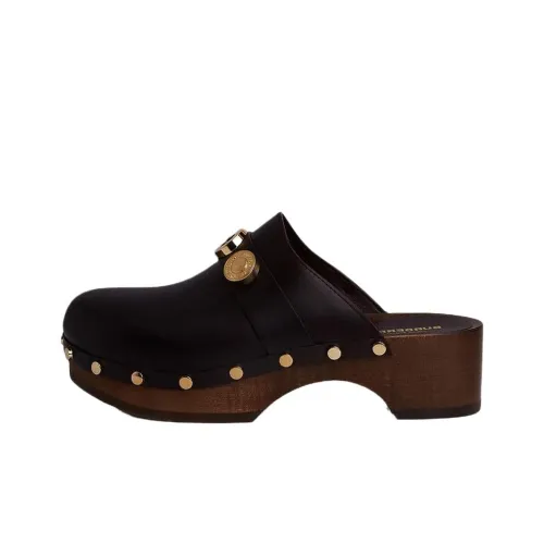 Burberry Домашние тапочки Женские Черные