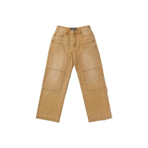 SMFK Wild Denim Brown Women's Jeans SMFK Дикий Деним Коричневый Женские Джинсы