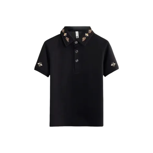 Chisportate Черное Унисекс Поло